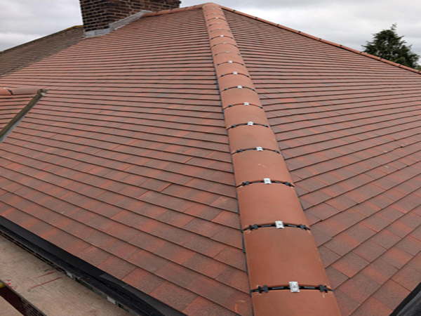Clay tile roofing